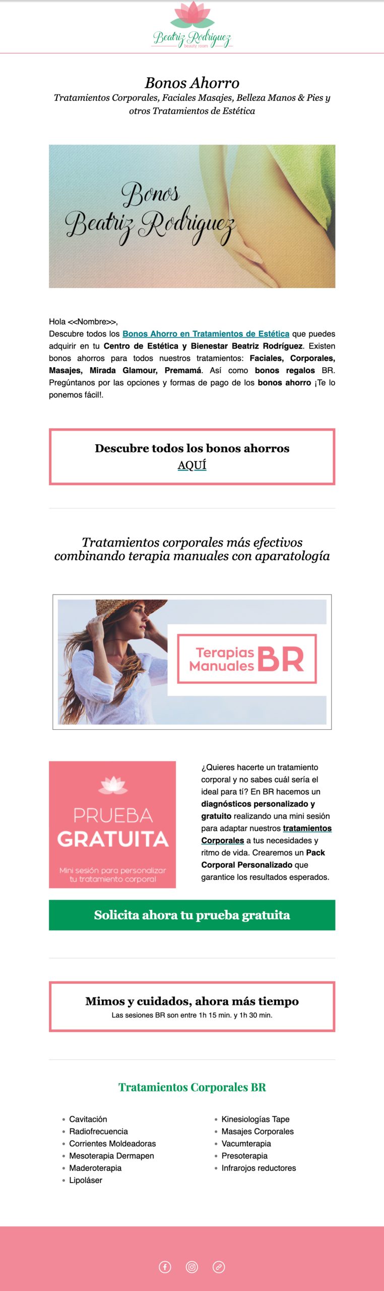 Newsletter - Campaña corporal BR